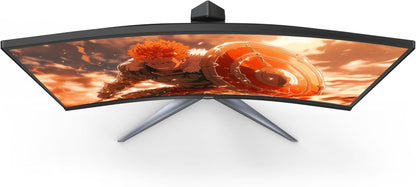 C27G2Z 27" Curved Frameless Ultra-Fast Gaming Monitor, FHD 1080P, 0.5Ms 240Hz, Freesync, 2X HDMI 2.0, 1X Display Port, Height Adjustable, Xbox PS5 Switch Ready, 3-Year Zero-Bright-Dot